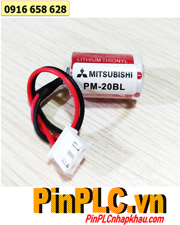 Mitsubishi PM-20BL, Pin Mitsubishi PM-20BL lithium 3.6v 1/2AA 1000mAh _Xuất xứ NHẬT